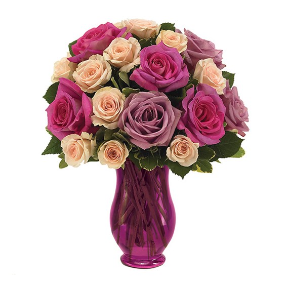 Lavender and Blush Rose Bouquet